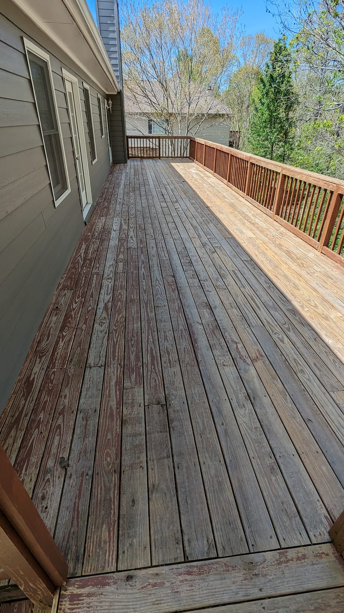 deck cleaning